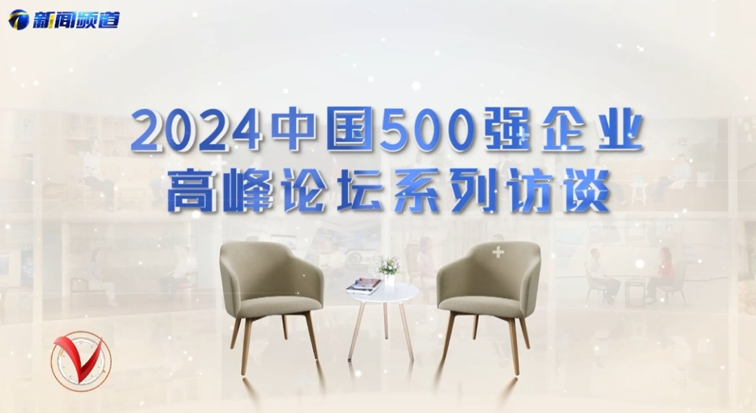 天津衛視 | 2024中國500強企業高峰論壇采訪蔣錫培